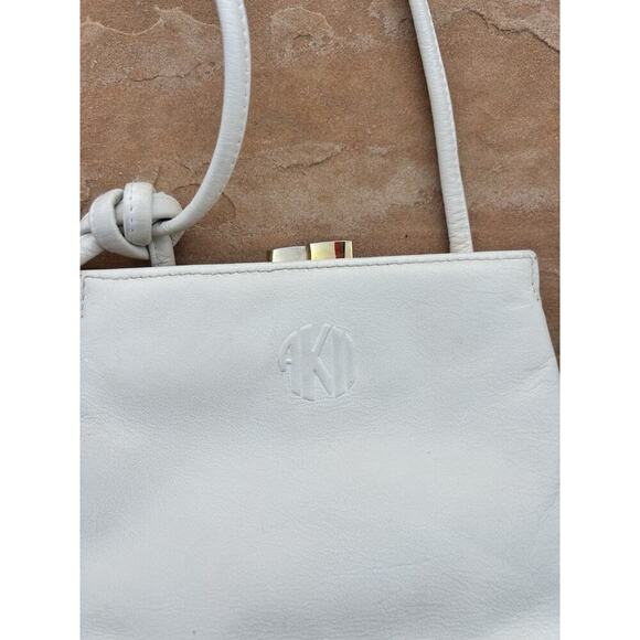 ANNE KLEIN Women's VINTAGE White HANDBAG, Lady Purse, Shoulder Strap Pocket Book - Picture 2 of 6